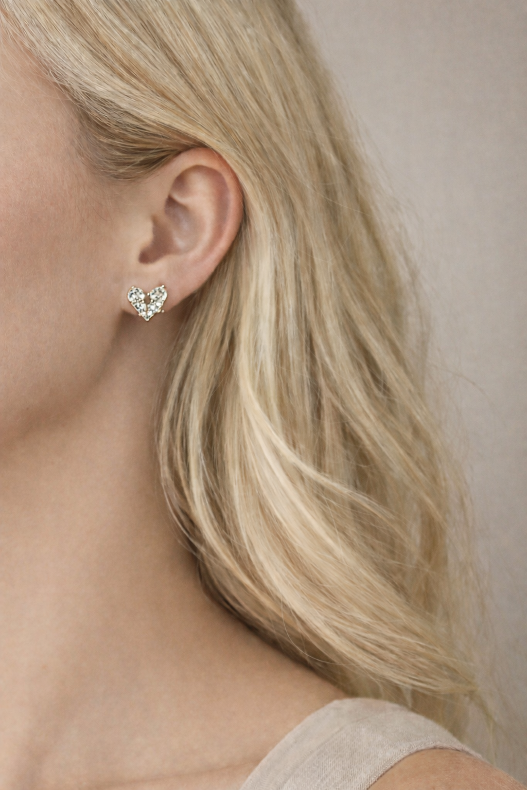 Sparkle Heart Earrings