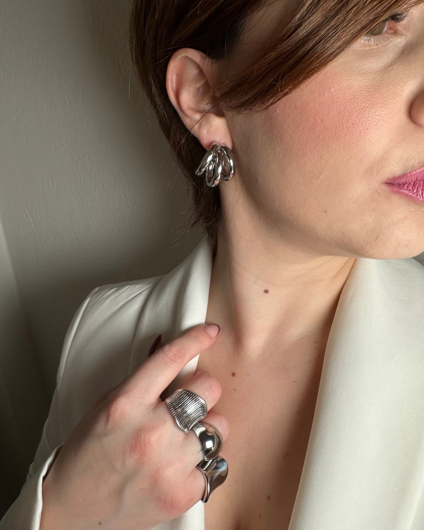 Larita Silver Earrings