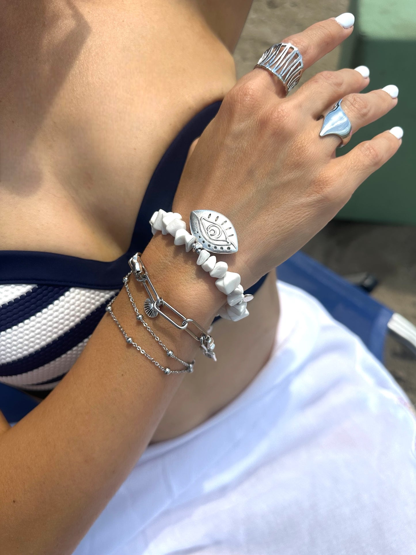 Veronique Silver Bracelet