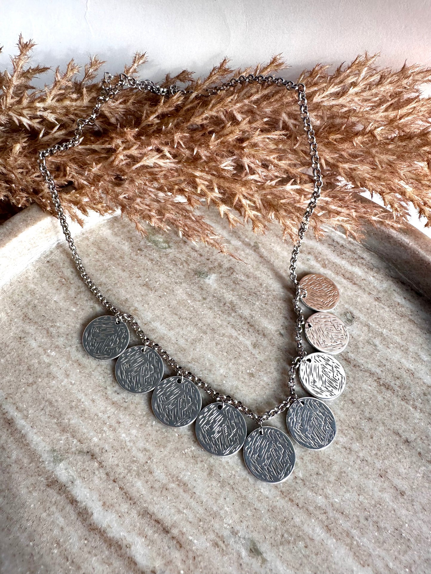 Sabin Silver Necklace