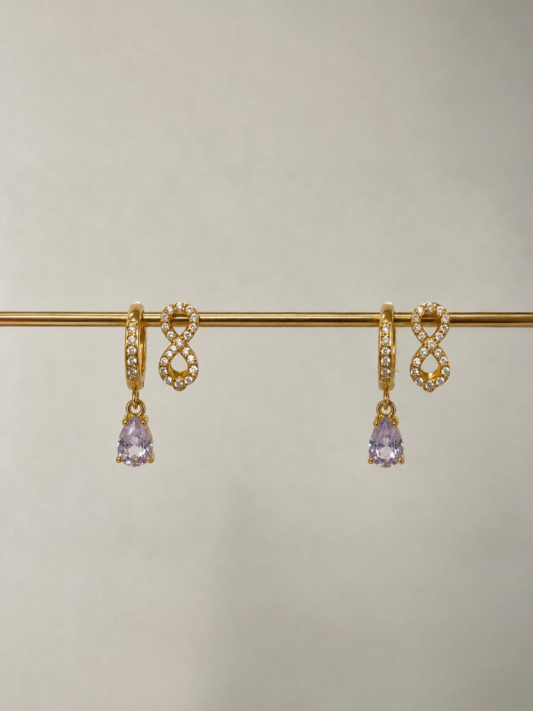 Forever Purple Set Earrings