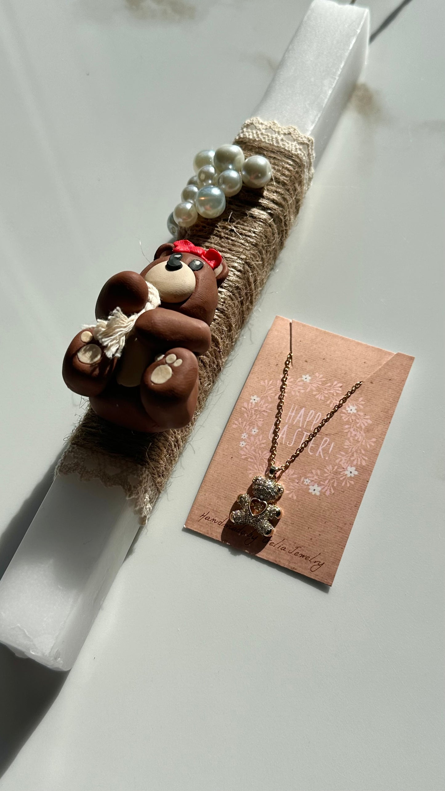 Tendy Bear Candle Gift