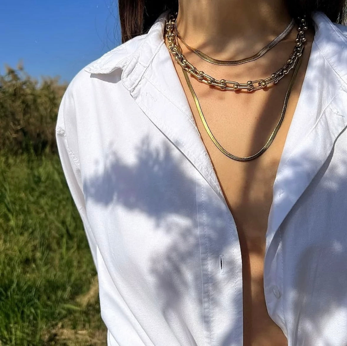 Staple Chain Necklace