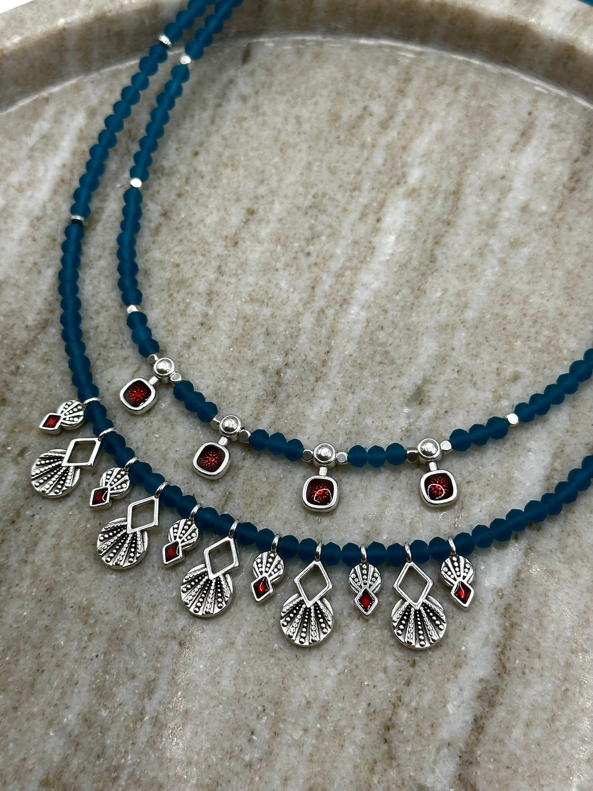 Silver Sunset Necklace