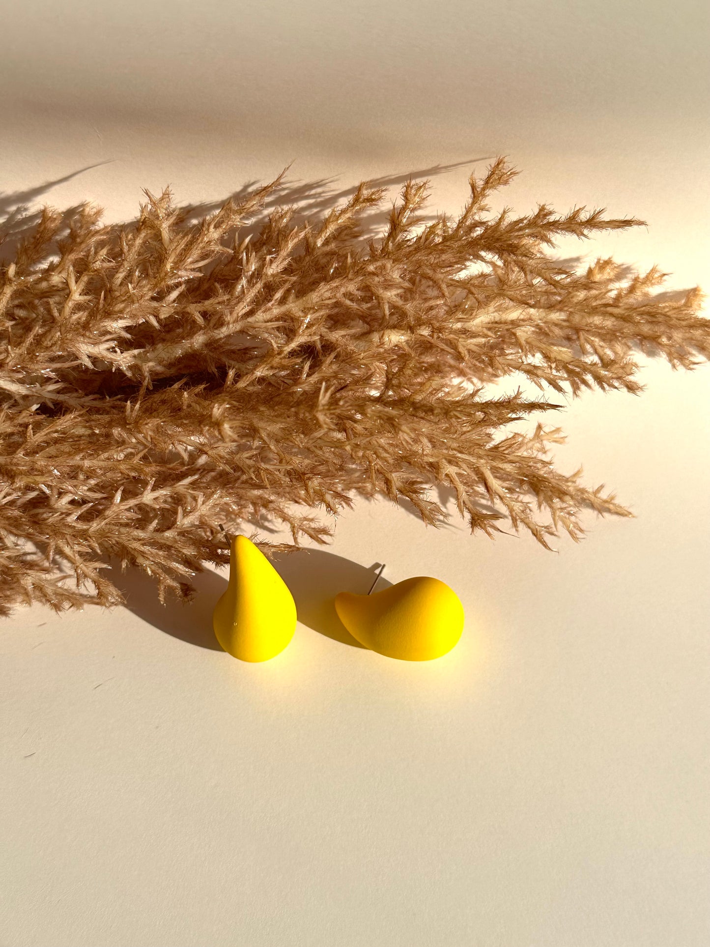 Yellow Drop Earrings