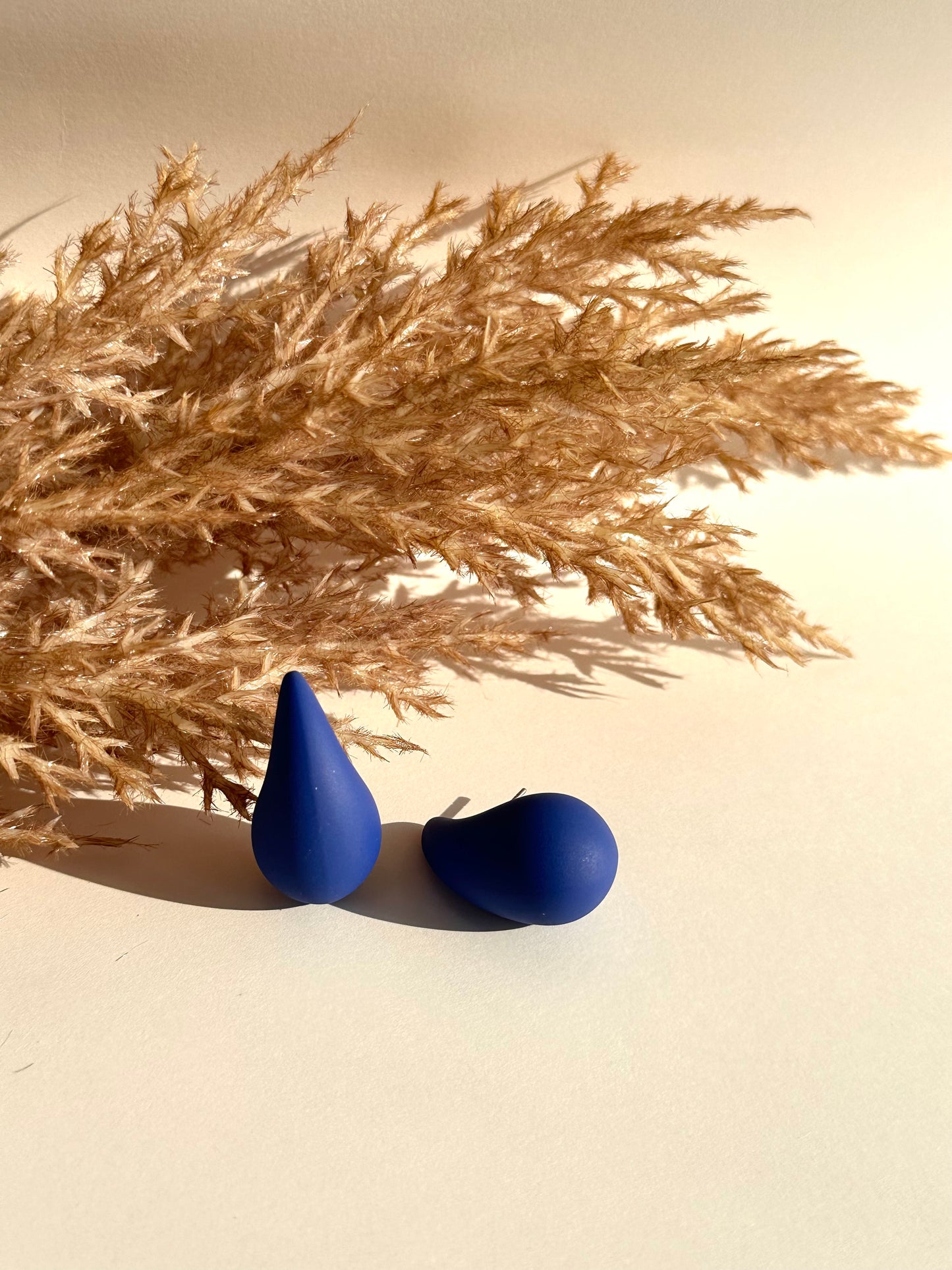 Blue Electric Drop Earrings