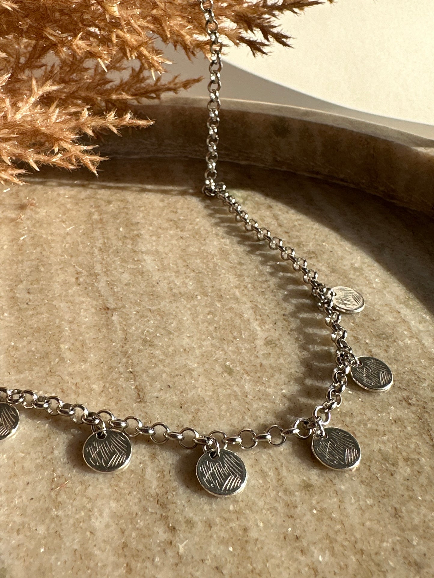 Silver Coin Necklace