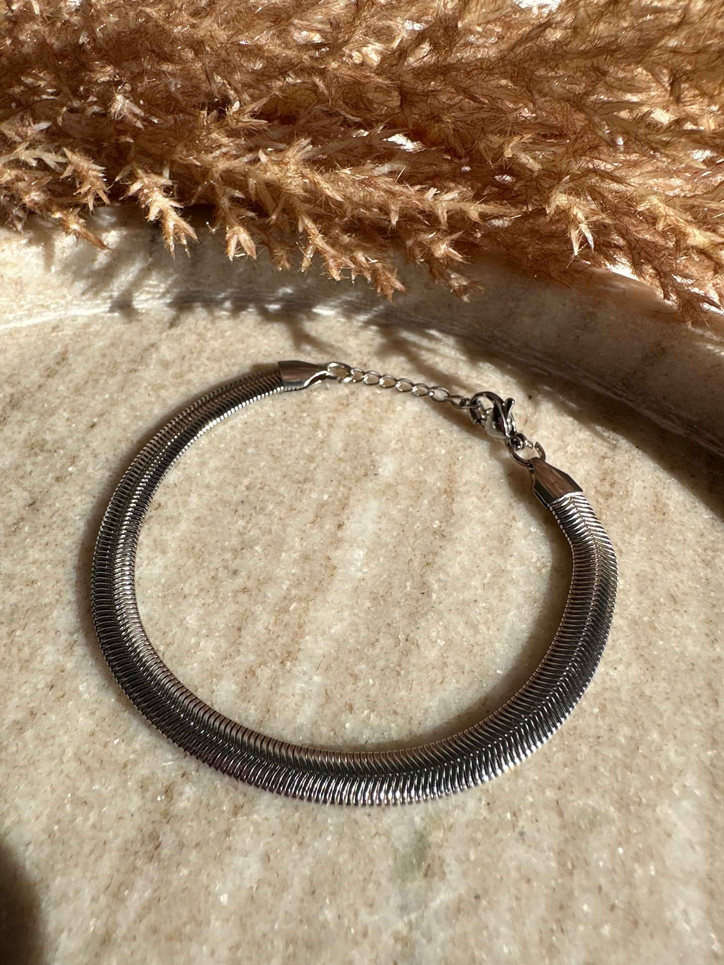 Karma Silver Bracelet