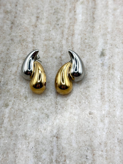 Two Half Earrings