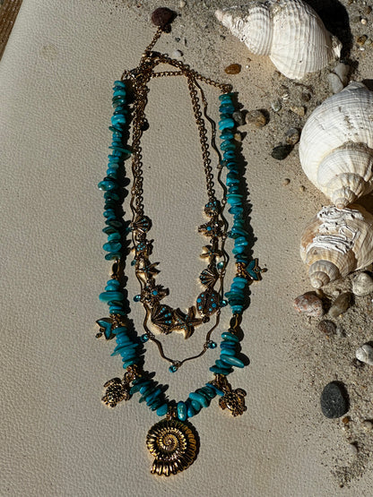 Blue Waves Necklace