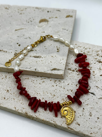 Coral Dream Anklet
