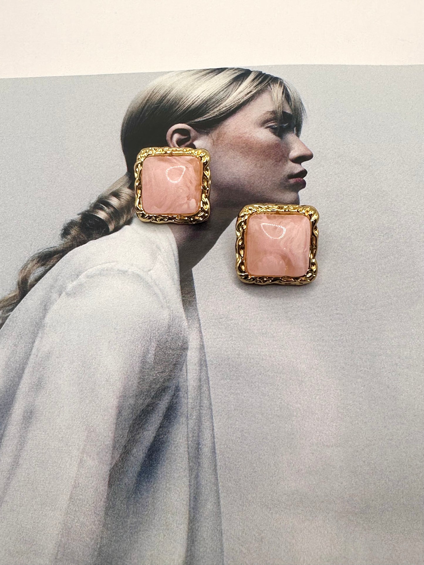 Leila Pink Earrings