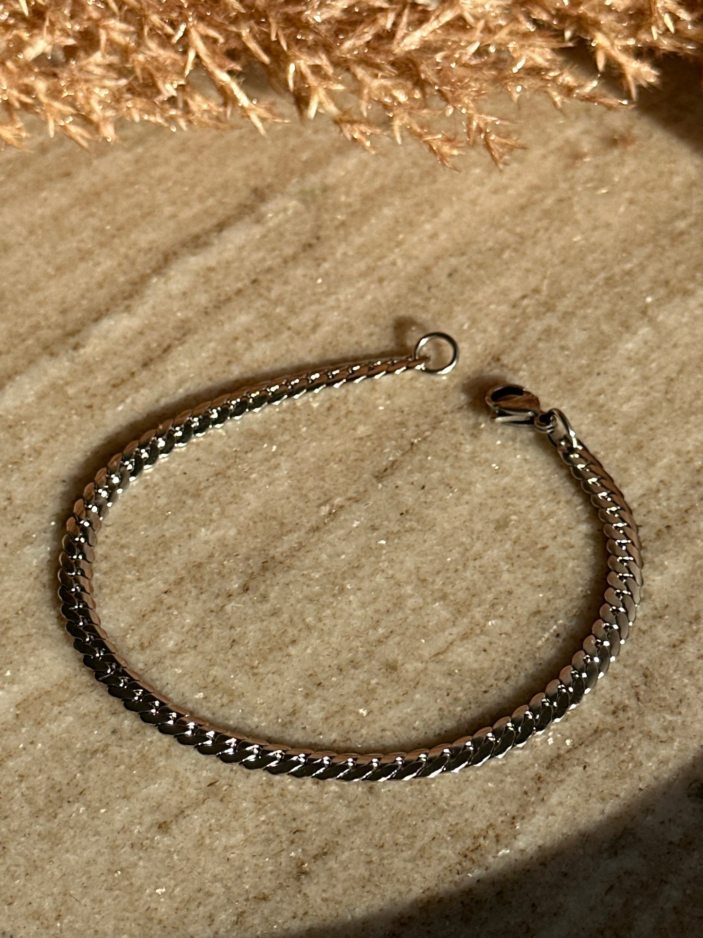 Braids Silver Bracelet