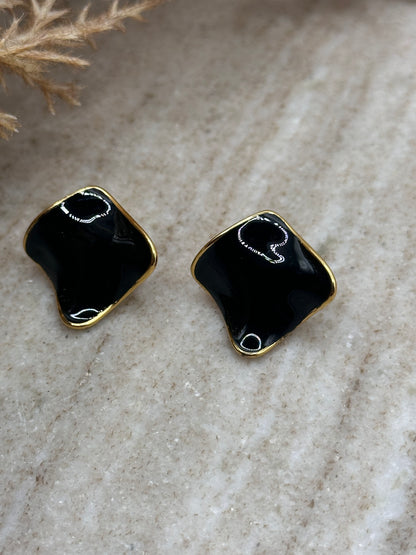 Black Felicia Earrings