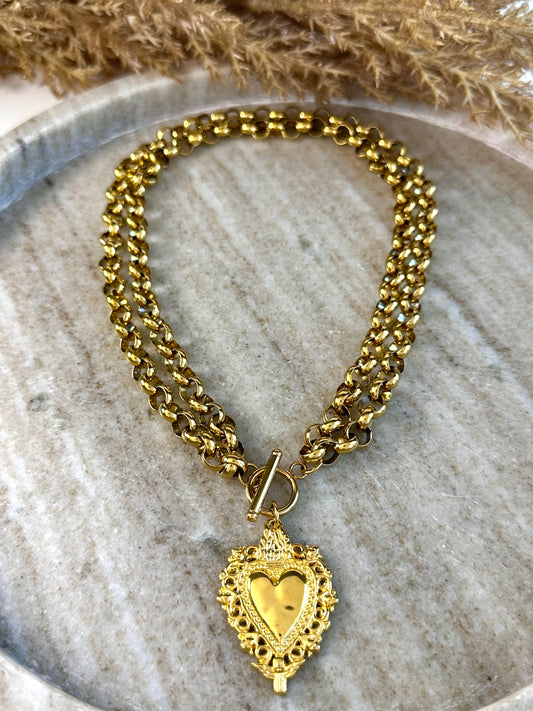 Lusille Gold Necklace