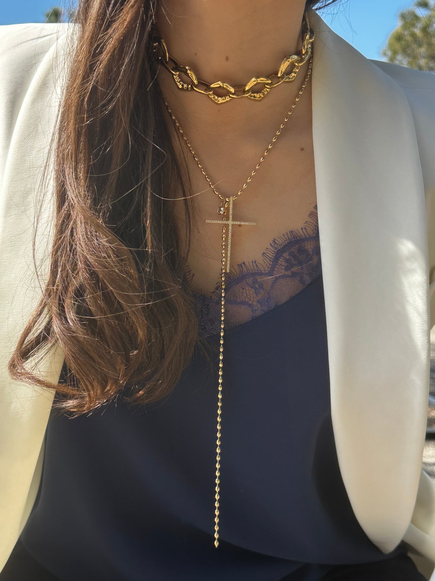 Croce Dorata Necklace