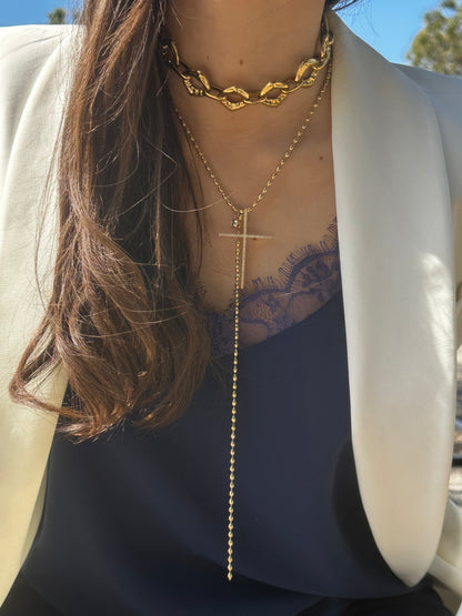 Croce Dorata Necklace
