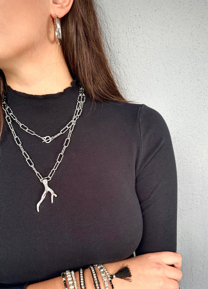 Silver Branch Necklace