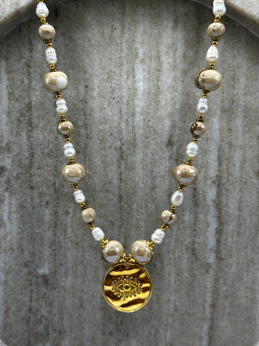 Sand Eye Necklace