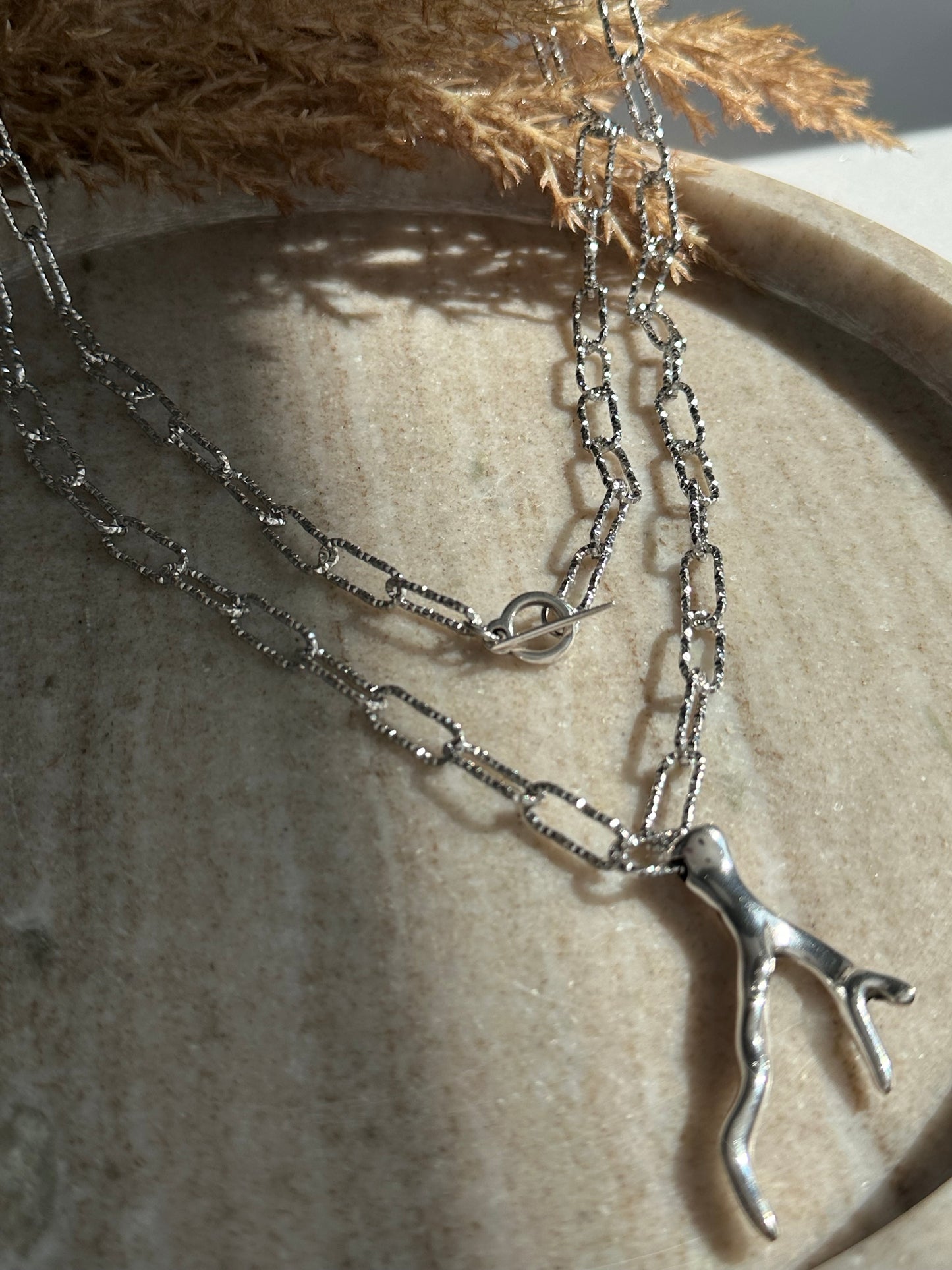 Silver Branch Necklace