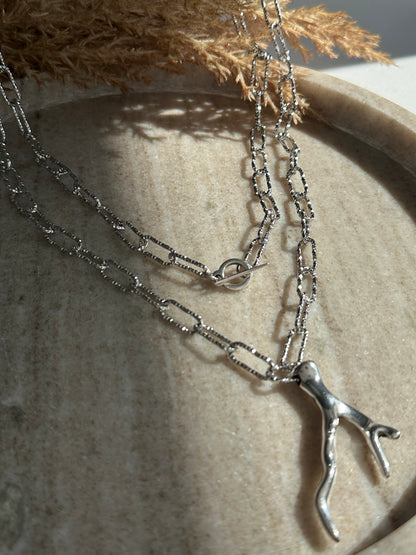 Silver Branch Necklace