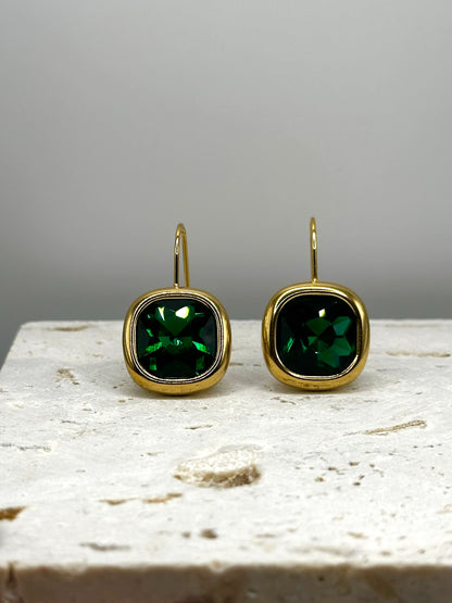 Emerald Ruby Earrings