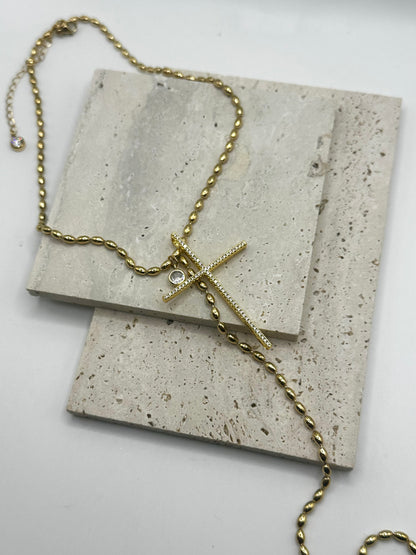 Croce Dorata Necklace