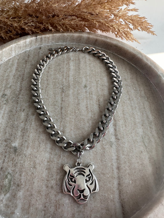 Wild Silver Necklace