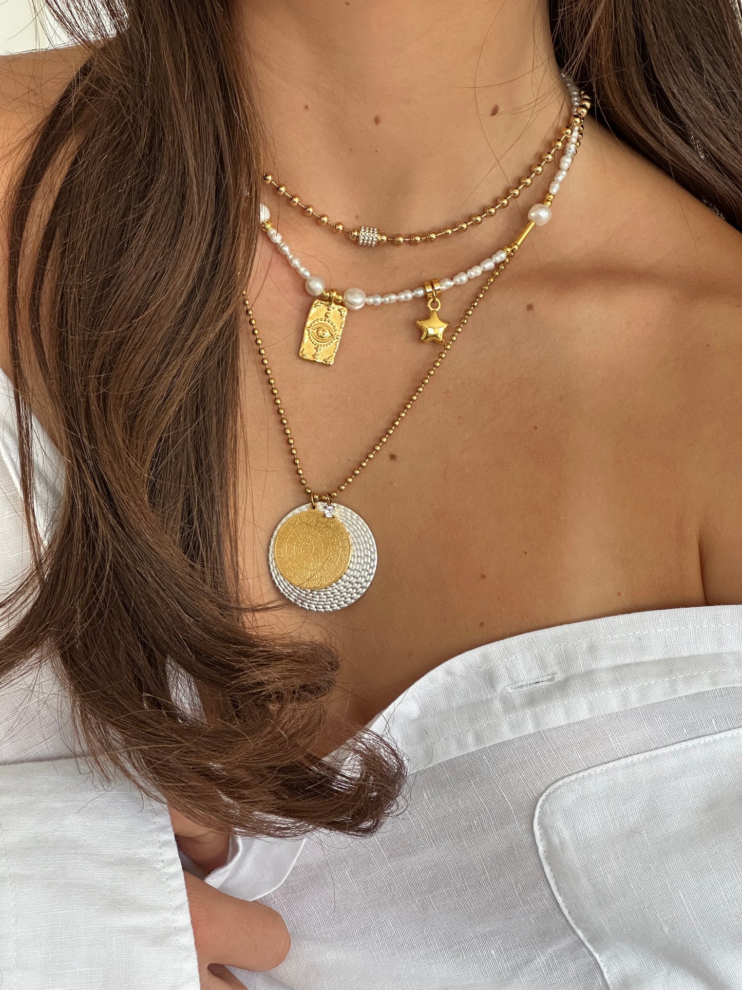 Radiant Disc Necklace