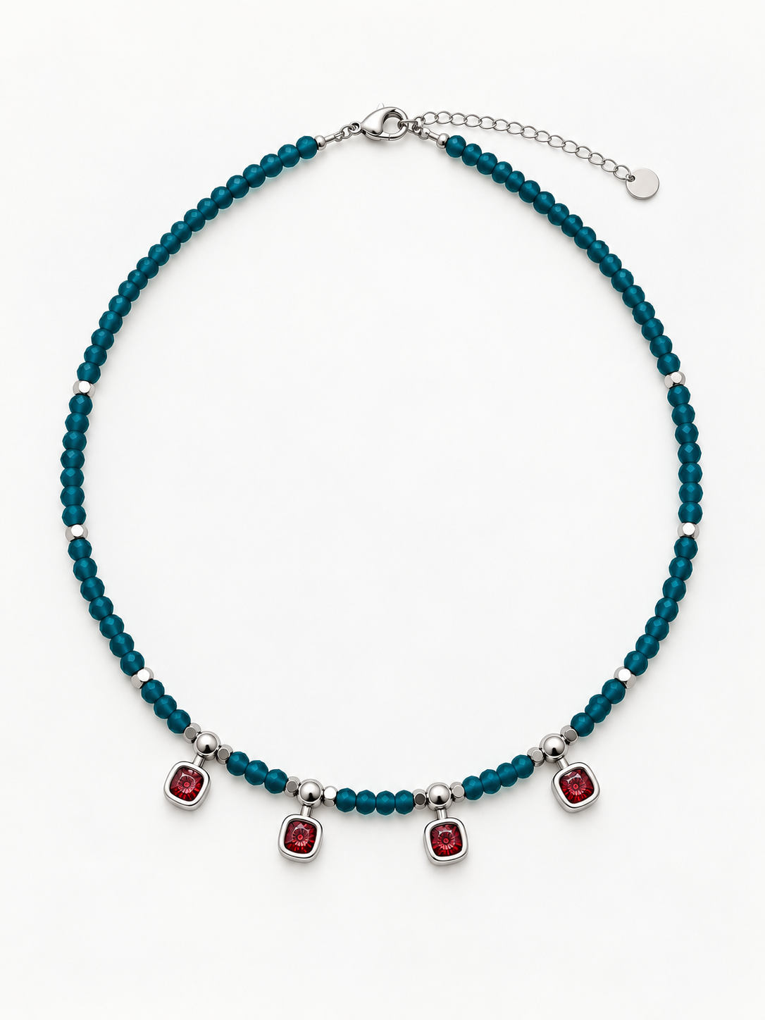 Silver Sunset Necklace