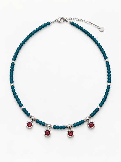 Silver Sunset Necklace