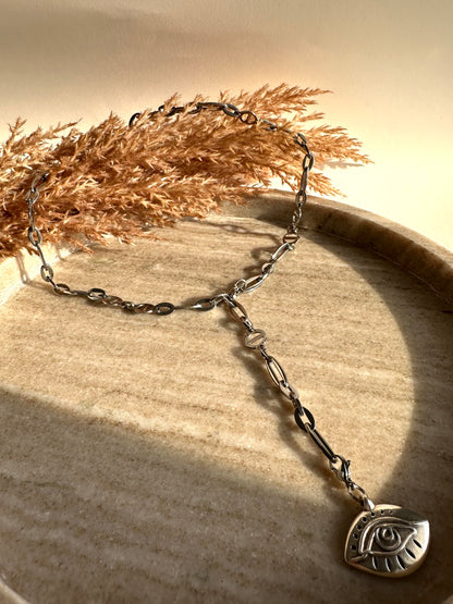 Anthea Silver Tie Chain