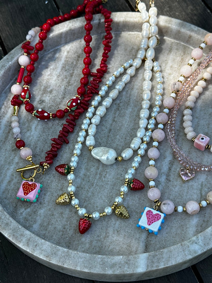 Strawberry Kiss Necklace