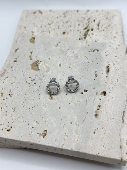 Crystal Halo Earrings