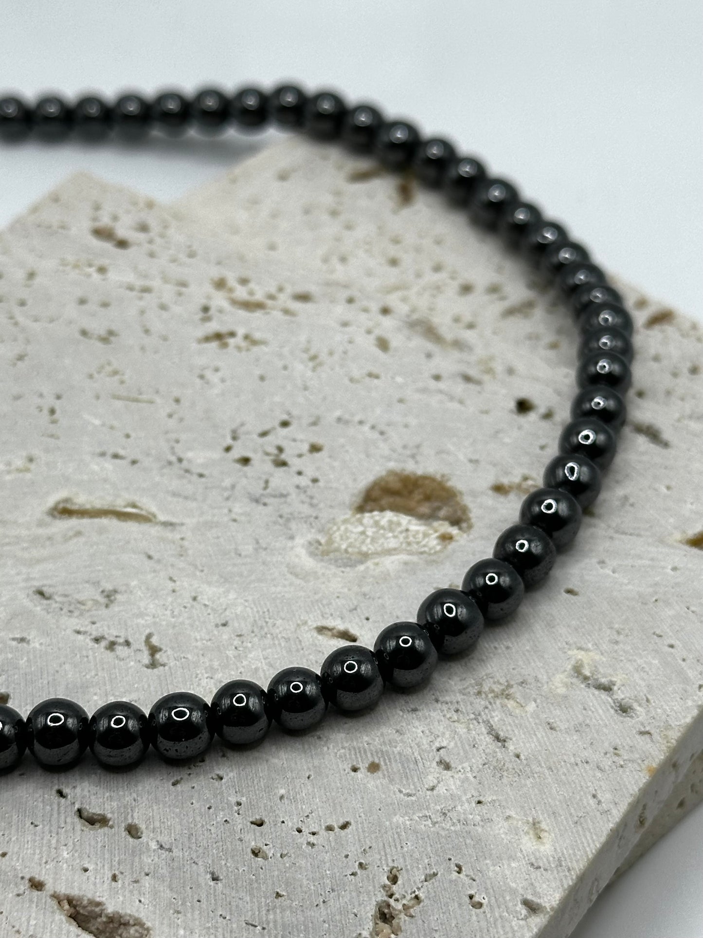 Dark Grey Hematite Necklace