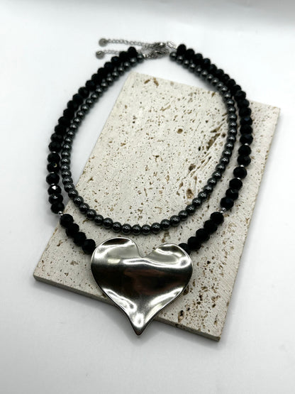 Noir Heart Necklace