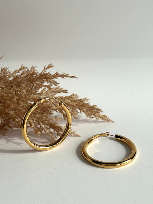 Palermo Gold Hoops
