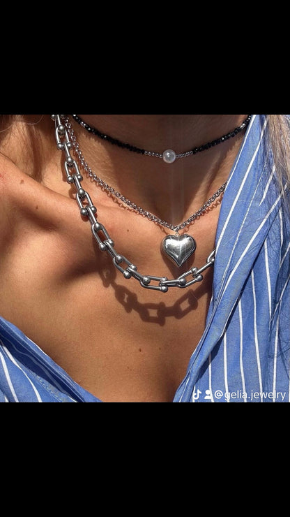 Staple Chain Necklace