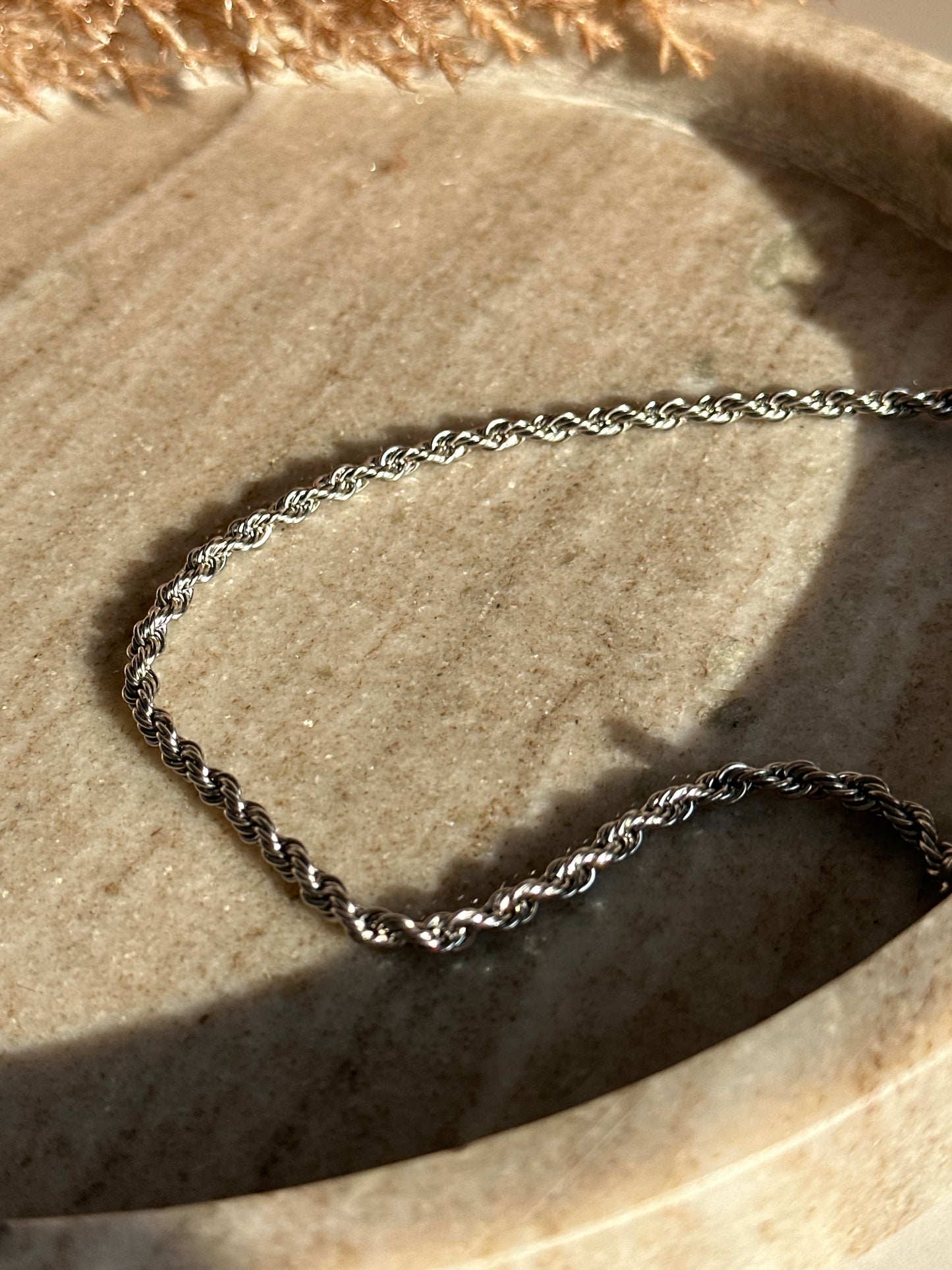 Twister Silver Chain