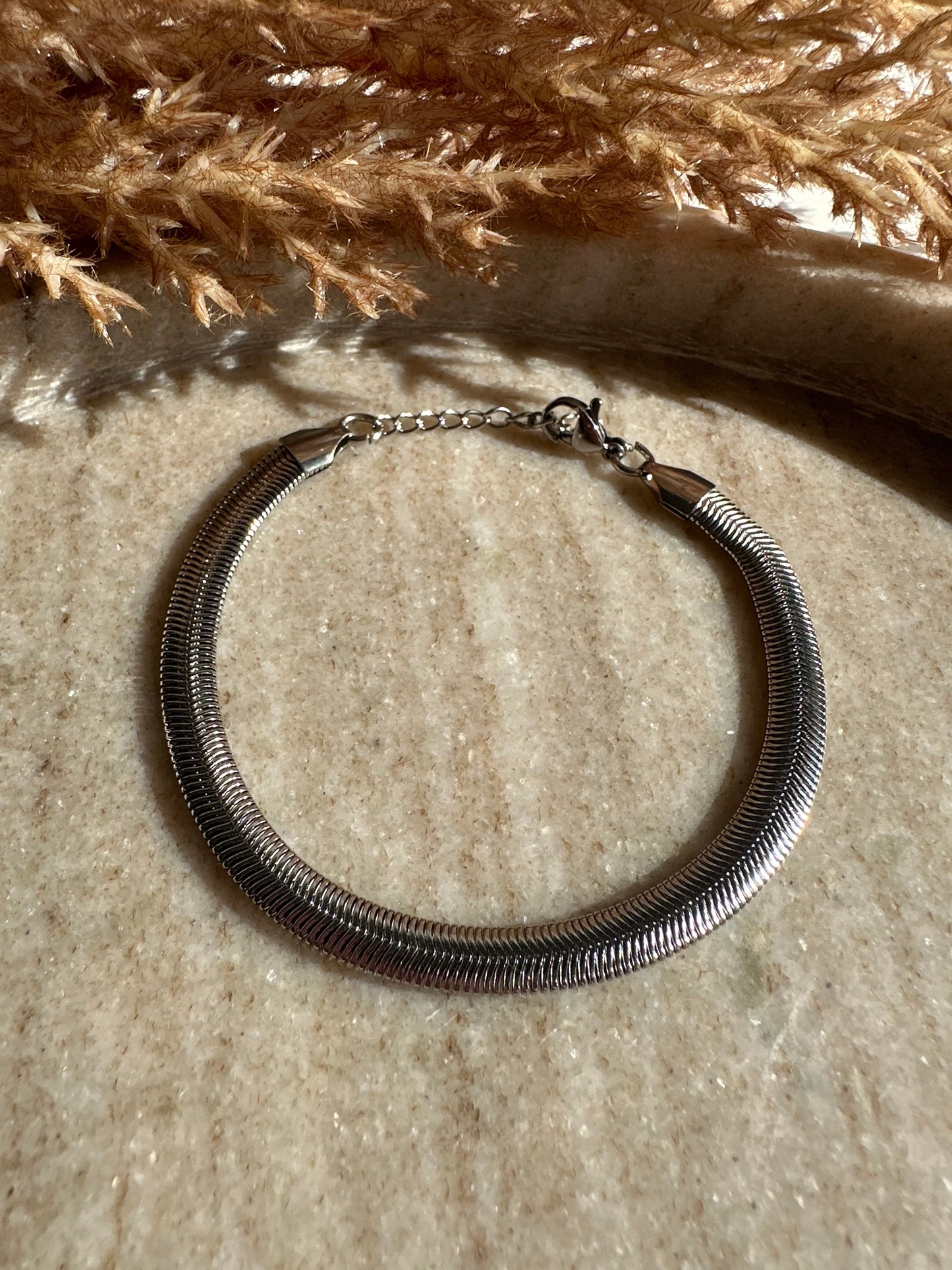 Karma Silver Bracelet