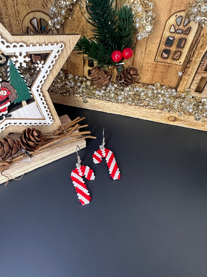 Christmas Lollipop Earrings