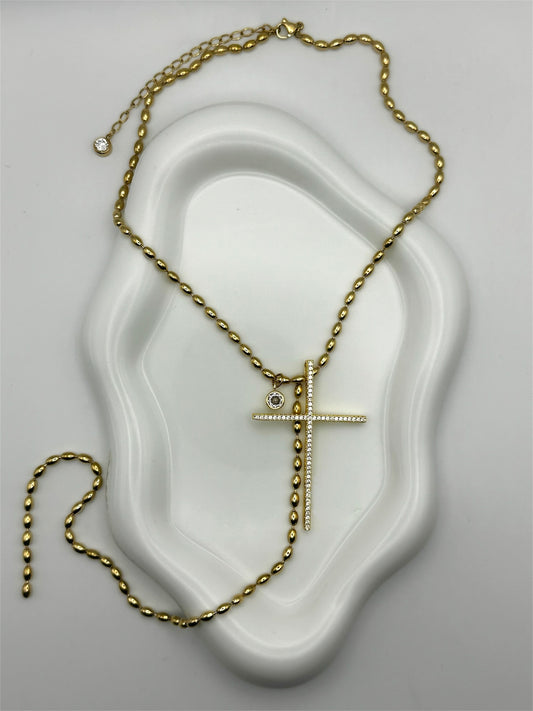 Croce Dorata Necklace