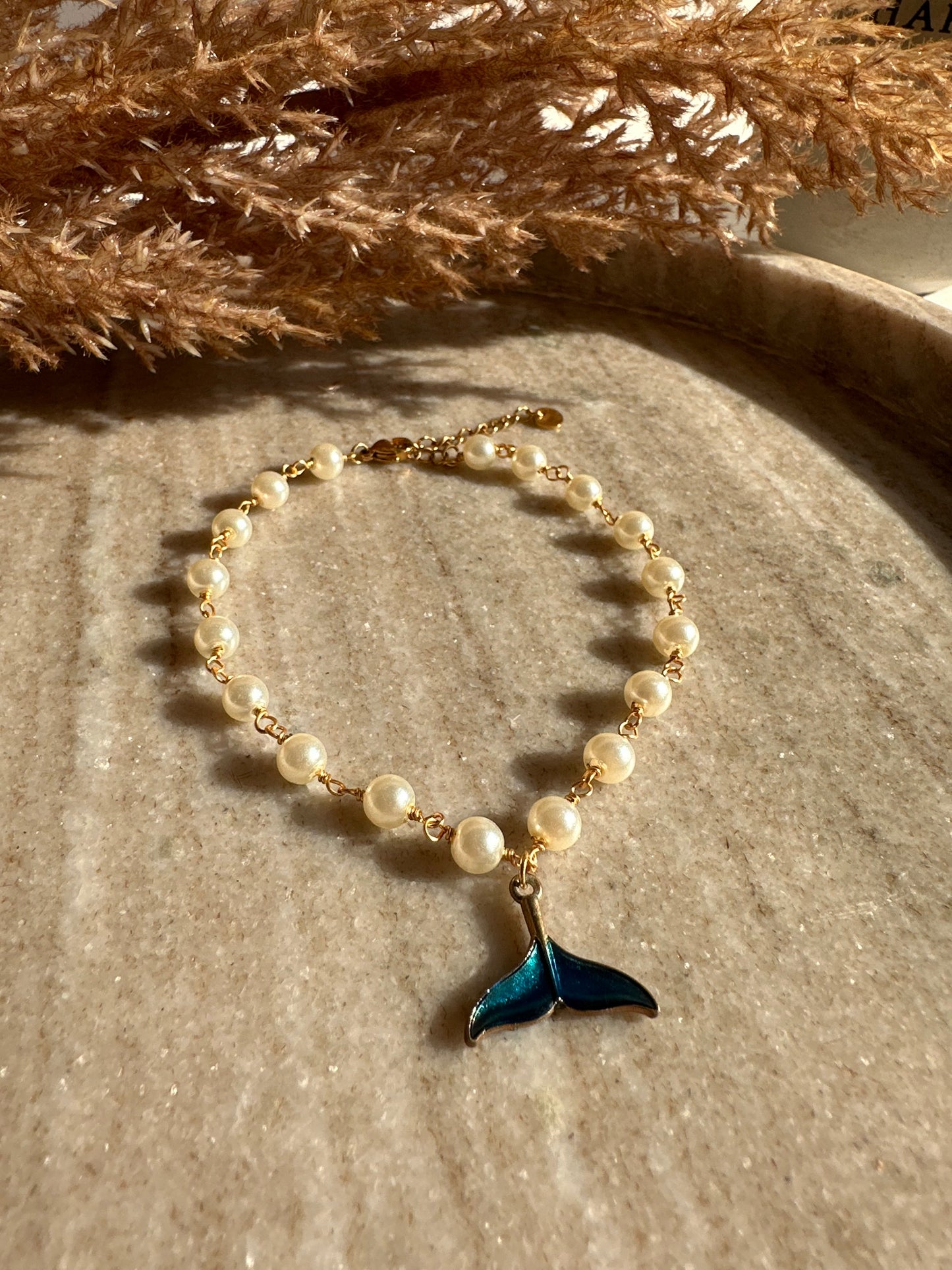 Mermaid Pearl Anklet