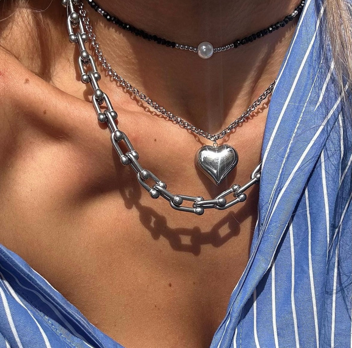 Silver Olivia Necklace
