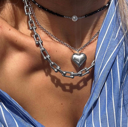 Silver Olivia Necklace