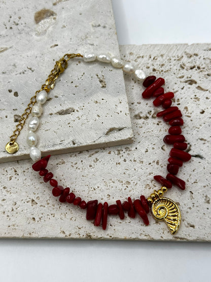 Coral Dream Anklet