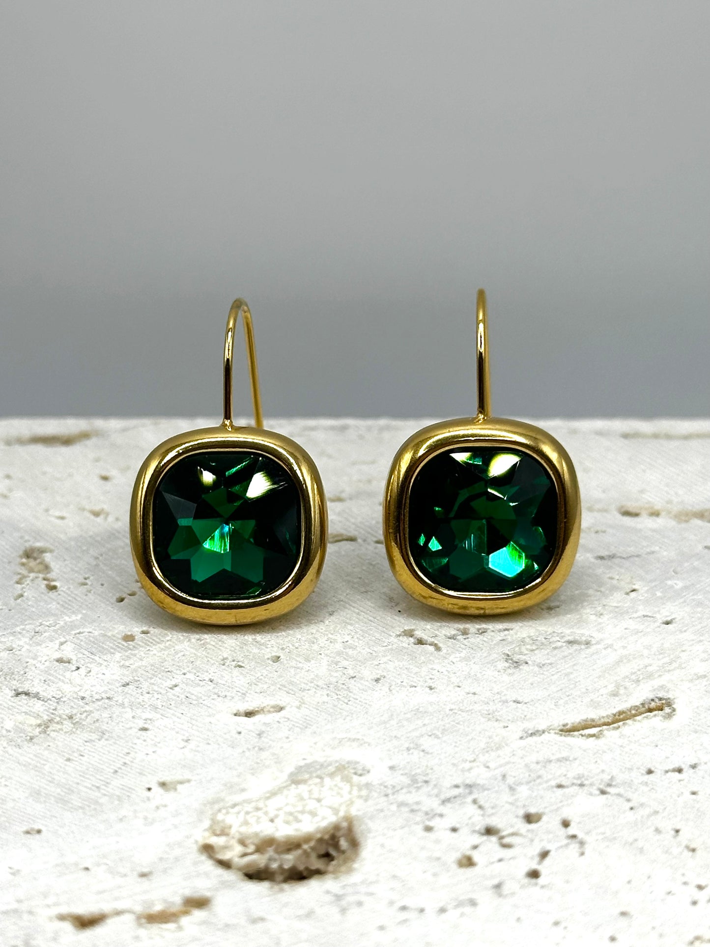 Emerald Ruby Earrings