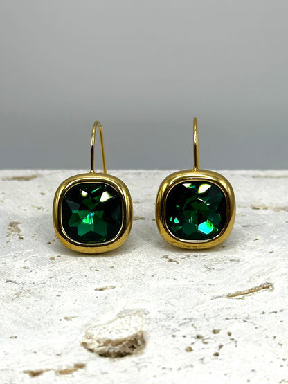 Emerald Ruby Earrings