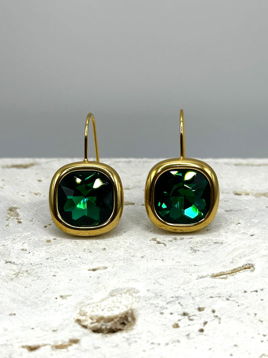 Emerald Ruby Earrings