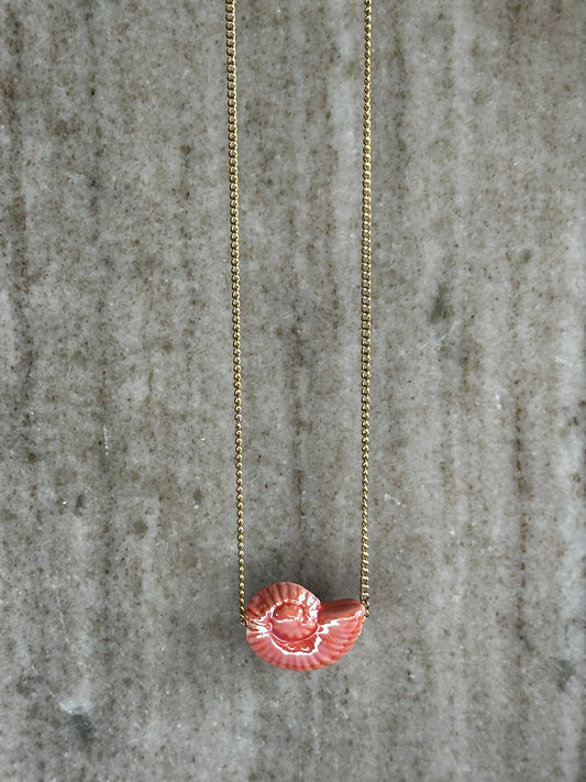 Shelly Shelly Pink Necklace